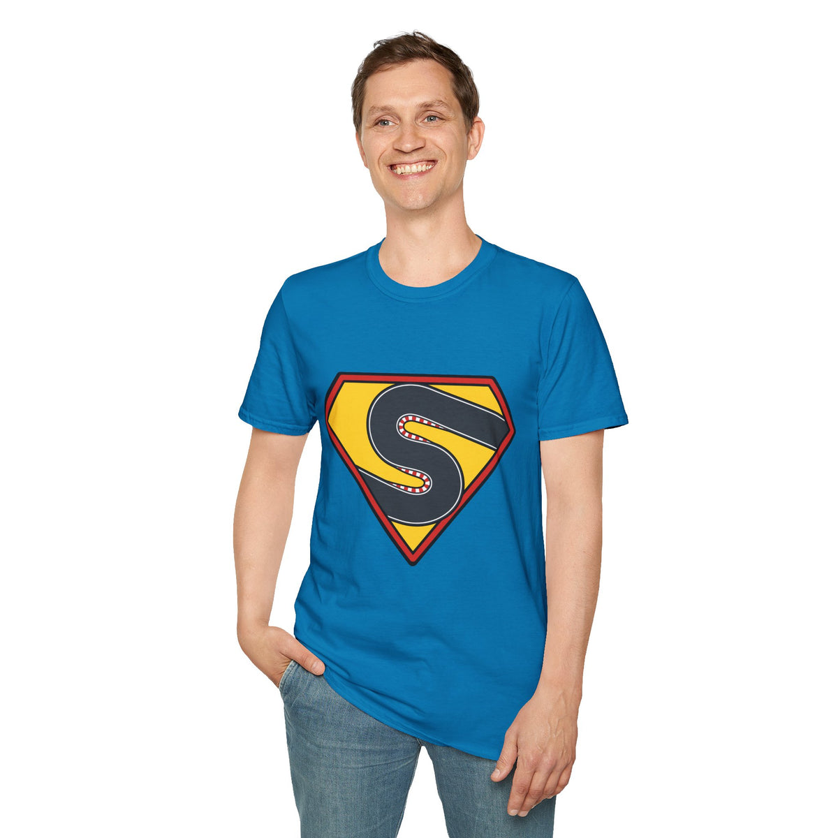 The Esses Shield Tee: The Sim Racing Superhero