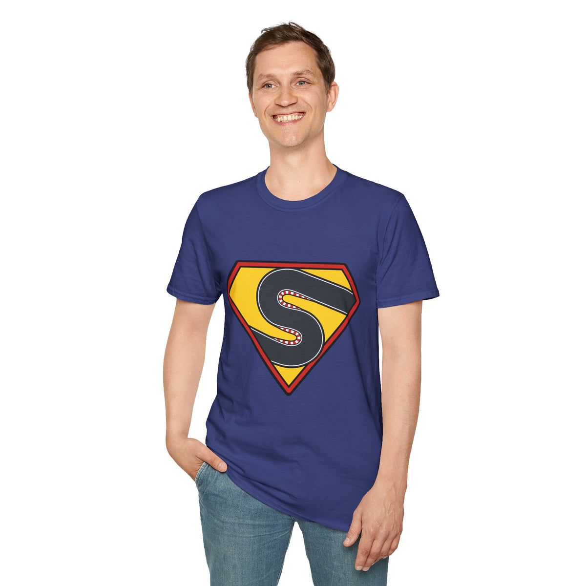 The Esses Shield Tee: The Sim Racing Superhero