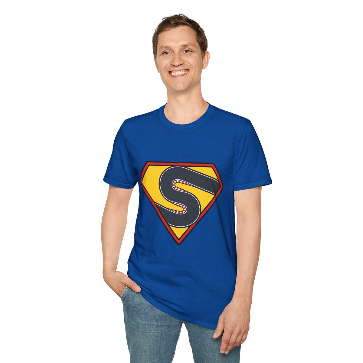 The Esses Shield Tee: The Sim Racing Superhero